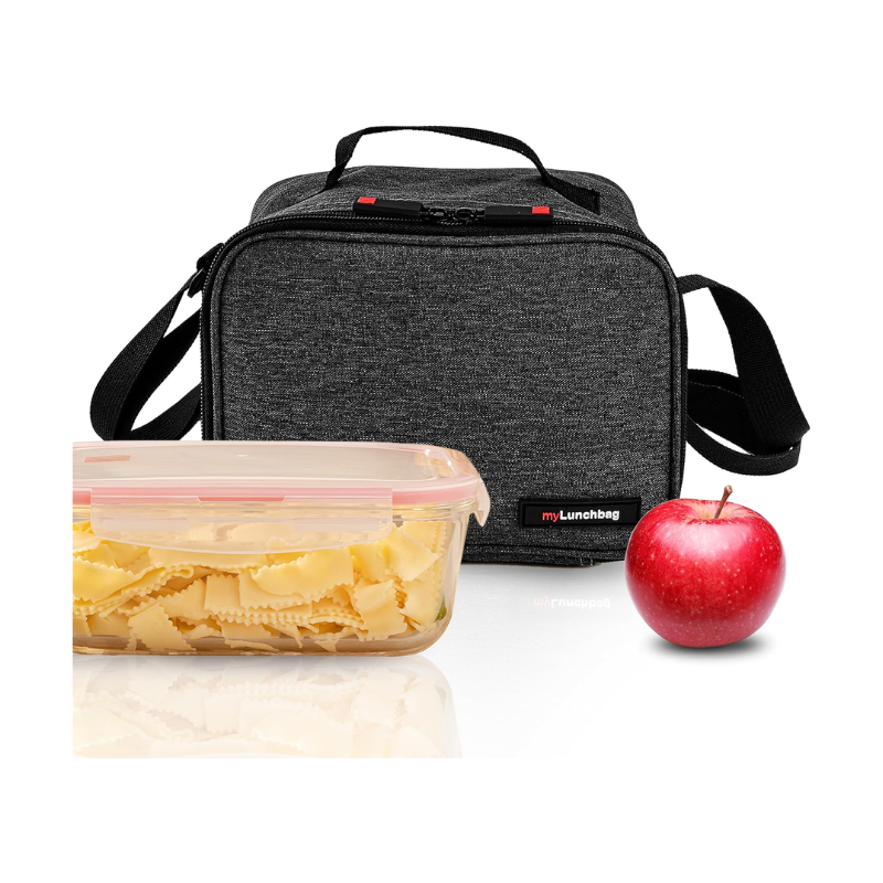 Sac isotherme Goglass 5,5 L + 1 boîte en verre 840 Ml - Noir