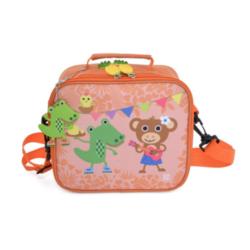 Sac à goûter isotherme Funny Jungle 3,3 l - Orange