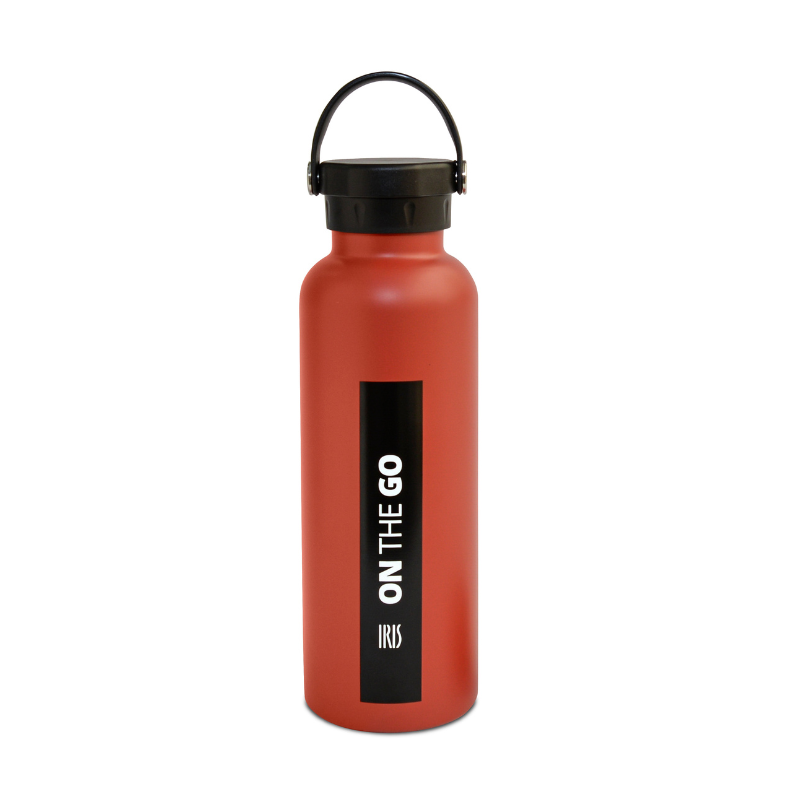 Bouteille isotherme On the go 750 ml - Rouge Brique