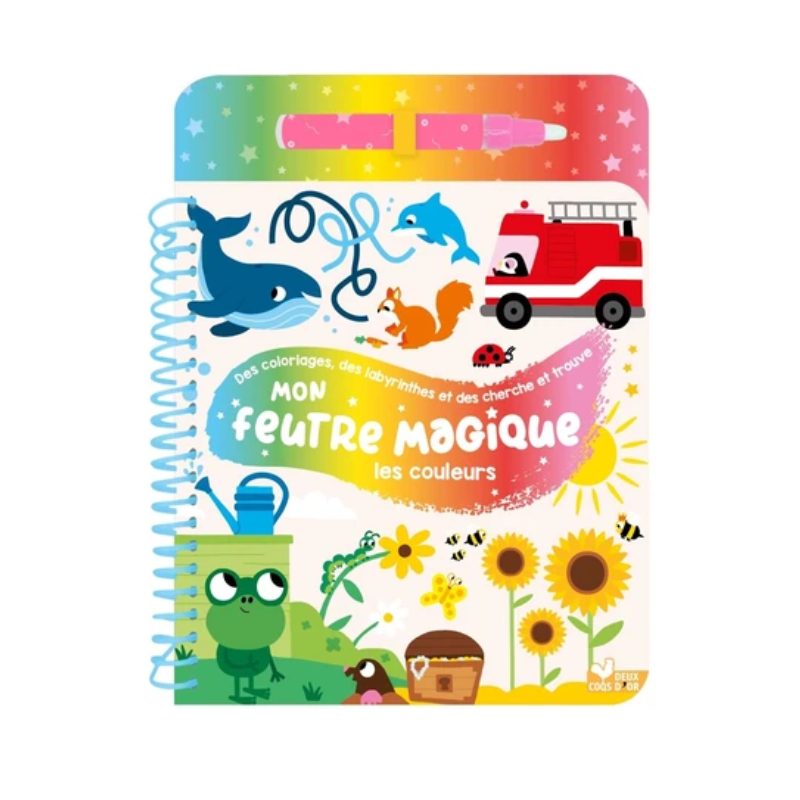 Mon feutre magique Les couleurs. Avec feutre à réservoir d'eau