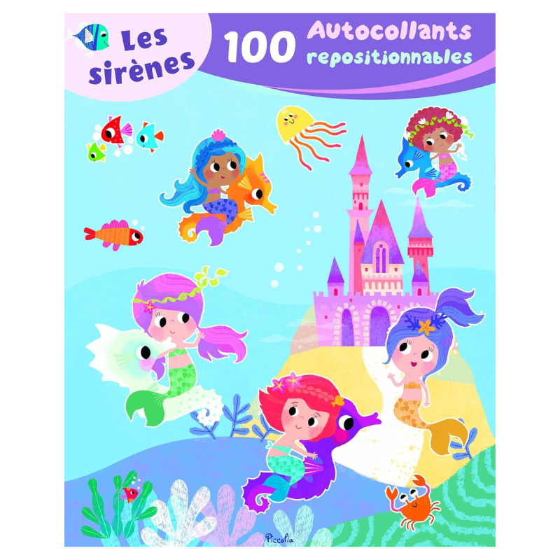 Les sirènes - 100 autocollants repositionnables