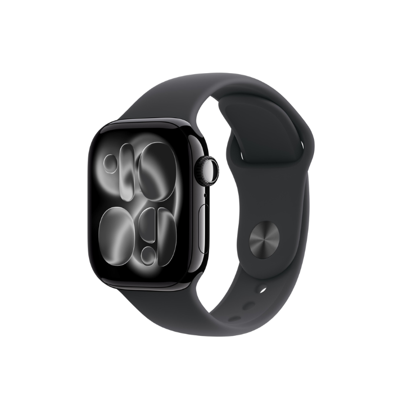 Apple Watch Series 11 46 mm - Jet Black Alu Case & Black Sport Band - M/L