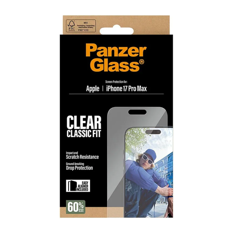 Protection d'écran pour iPhone 17 Pro Max Classic Fit EasyAligner