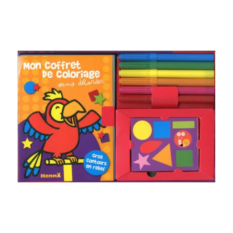 Mon coffret de coloriage sans déborder