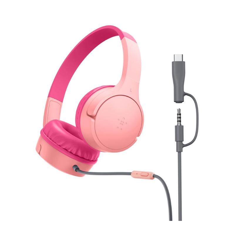 Mini Casque Filaire SoundForm pour enfants - Rose