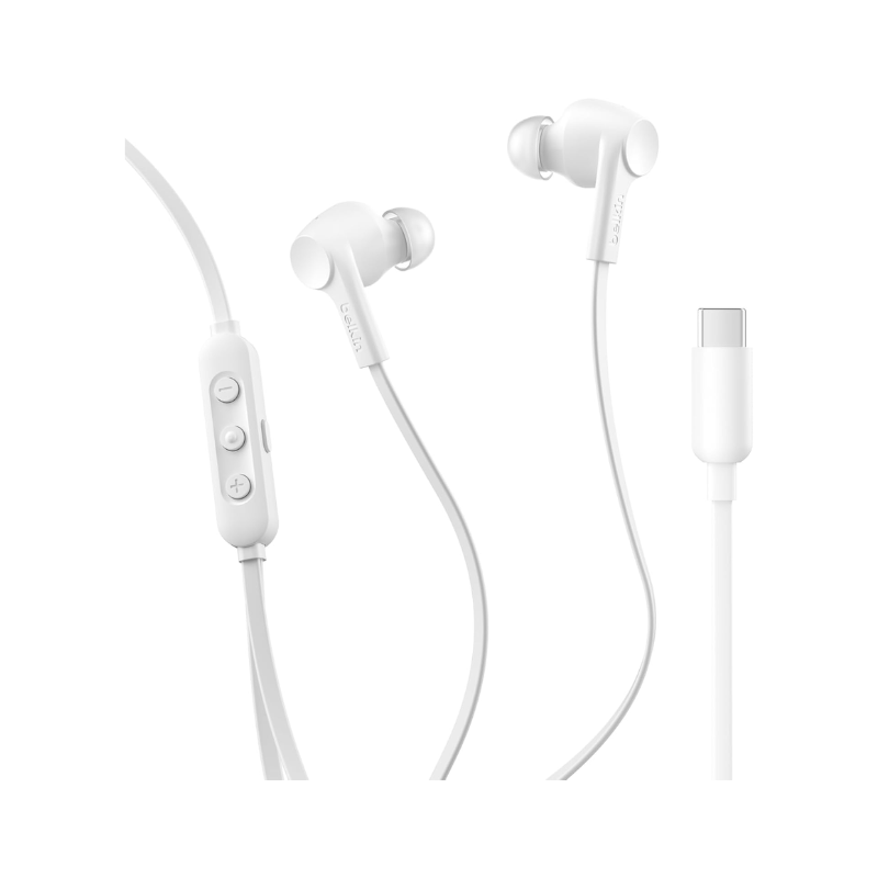 Écouteurs Filaires SoundForm ANC USB-C - Blancs