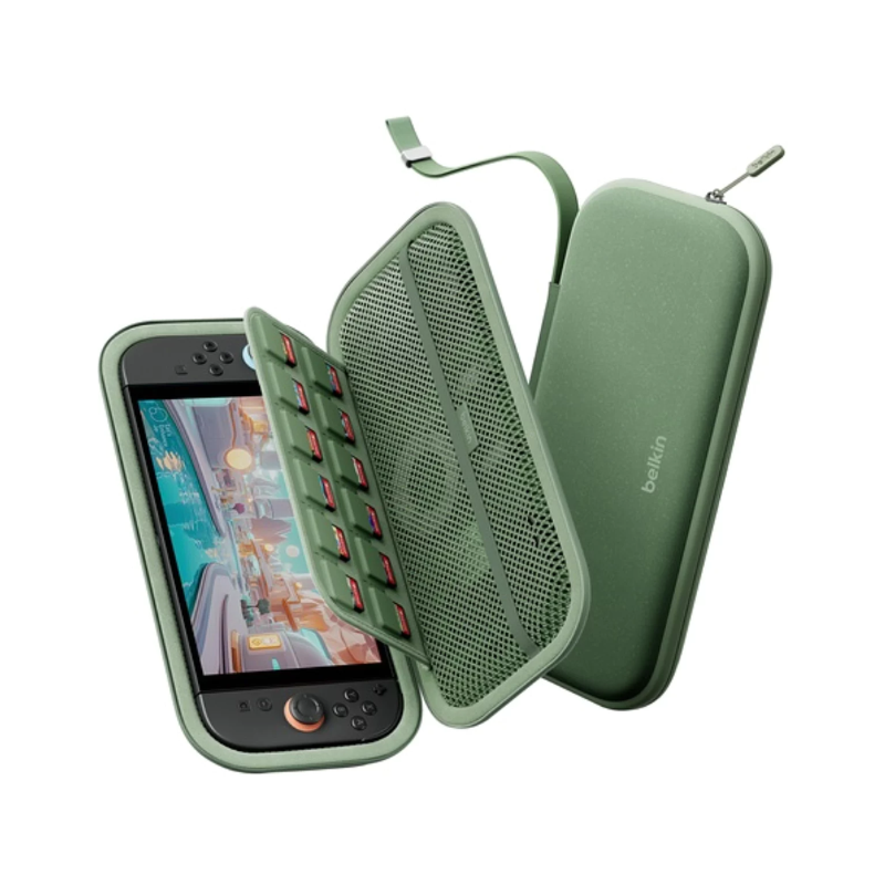 Étui de transport pour Nintendo Switch 2 - Vert sauge