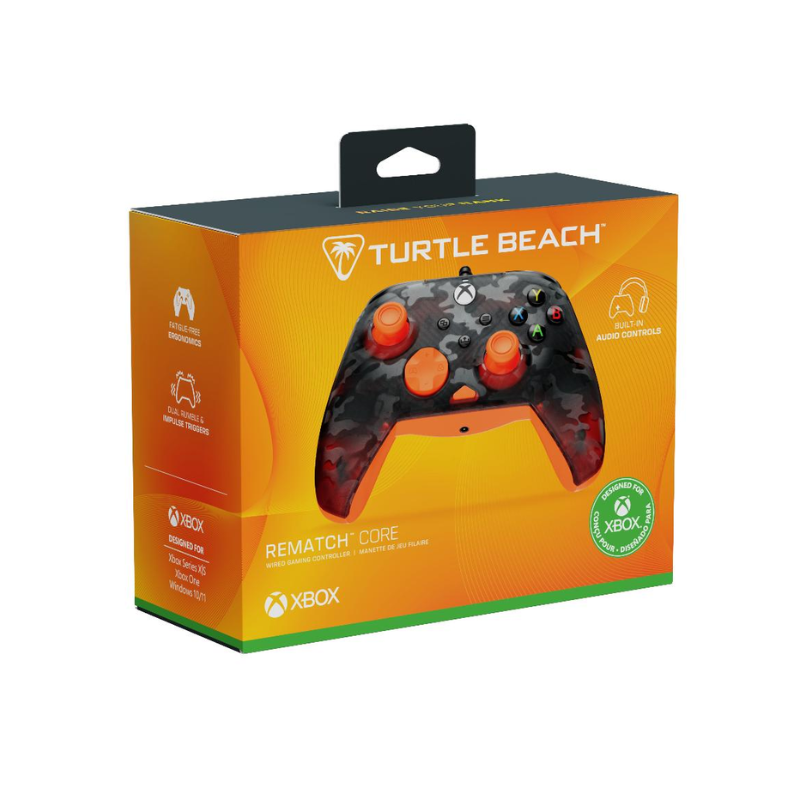 Manette Filaire Rematch pour Xbox et PC - Ghost Camo Orange