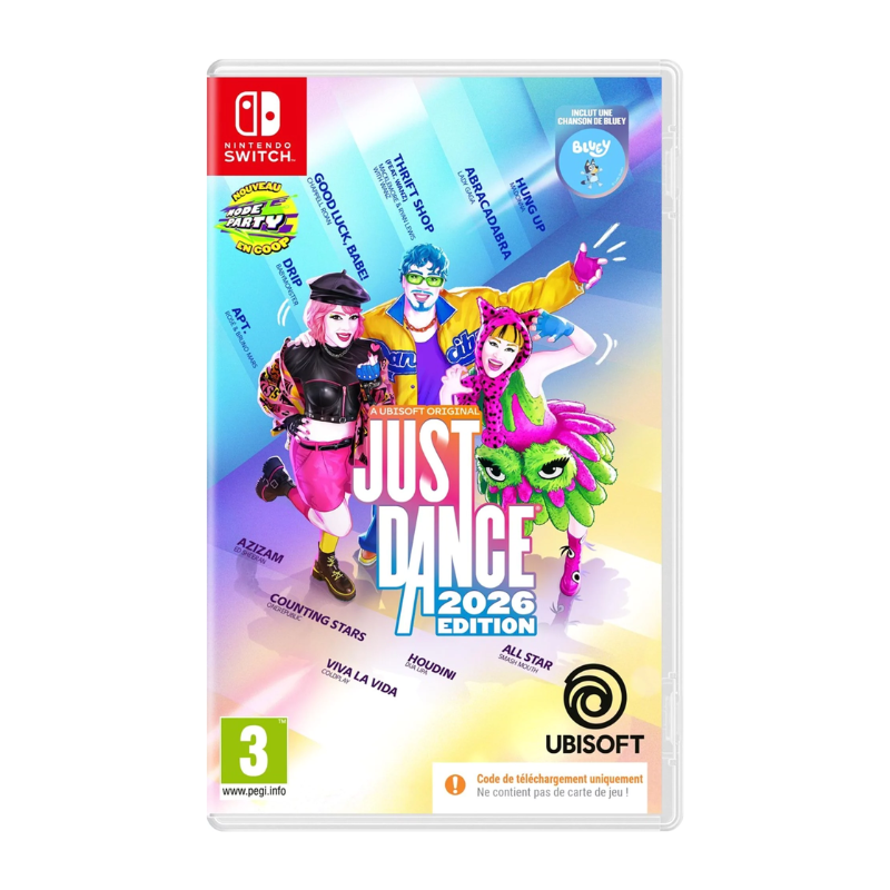 Jeu Just Dance 2026 (Code in a Box) pour Nintendo Switch