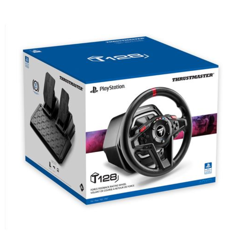Volant Gaming T128 pour PS4/PS5/PC