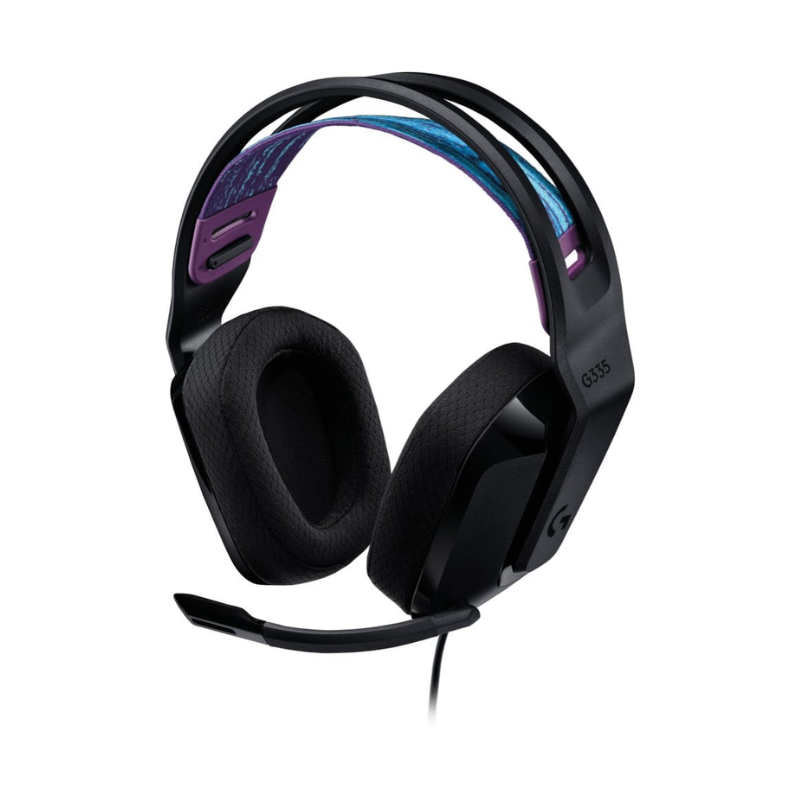 Casque Gaming Filaire G335 &#8211; Noir
