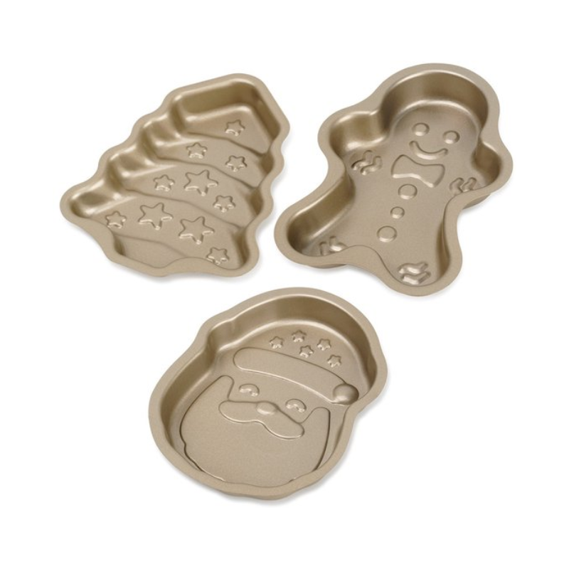 Ensemble de 3 moules de Noël