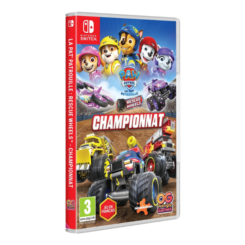 Jeu PAW Patrol, la Pat&rsquo; Patrouille : Rescue Wheels &#8211; Championnat pour Nintendo Switch