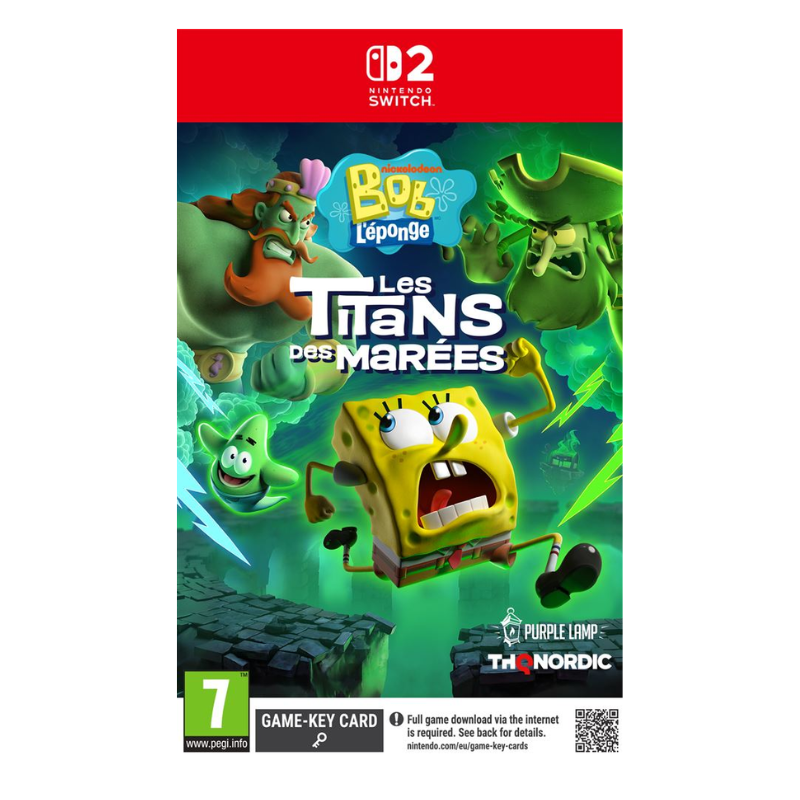 Jeu Bob l&rsquo;Eponge &#8211; Les Titans des Marées pour Nintendo Switch 2