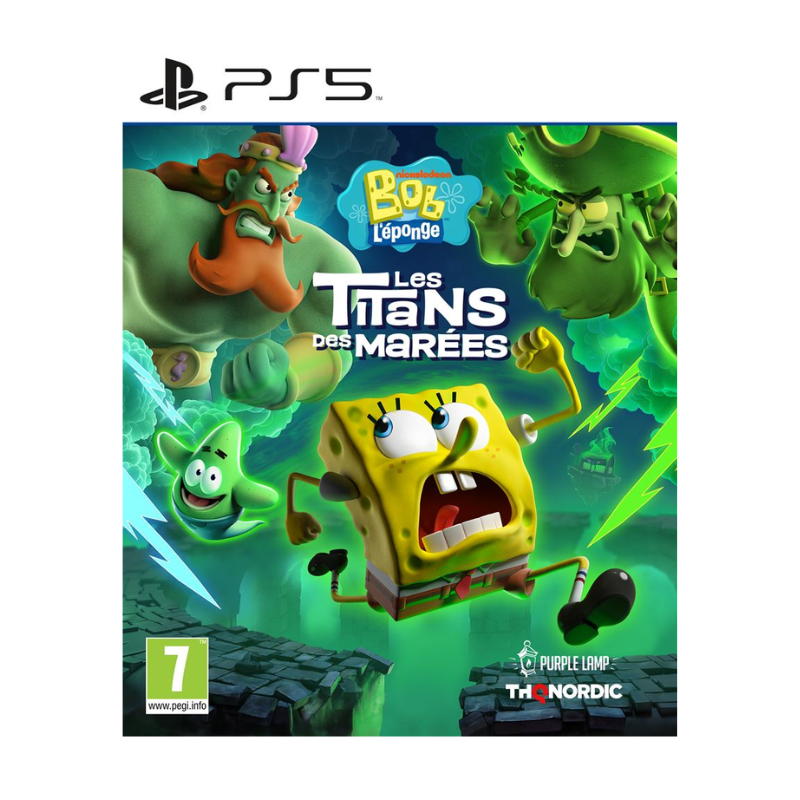 Bob l&rsquo;Eponge &#8211; Les Titans des Marées pour PS5
